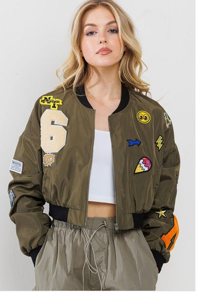 School Girl Bomber Windbreaker