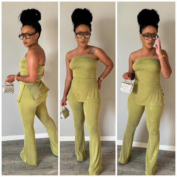 Lovely Gurl- Moss Green