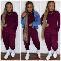 Tweety Bird Set ( Burgundy)